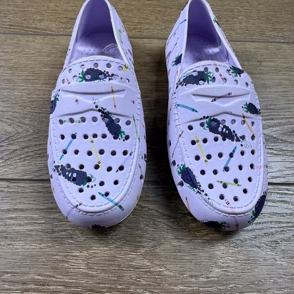 Floafers Prodigy x Crayola Silly Scents Grape Purple Youth sz 1 Slip On Loafer - Picture 3 of 8